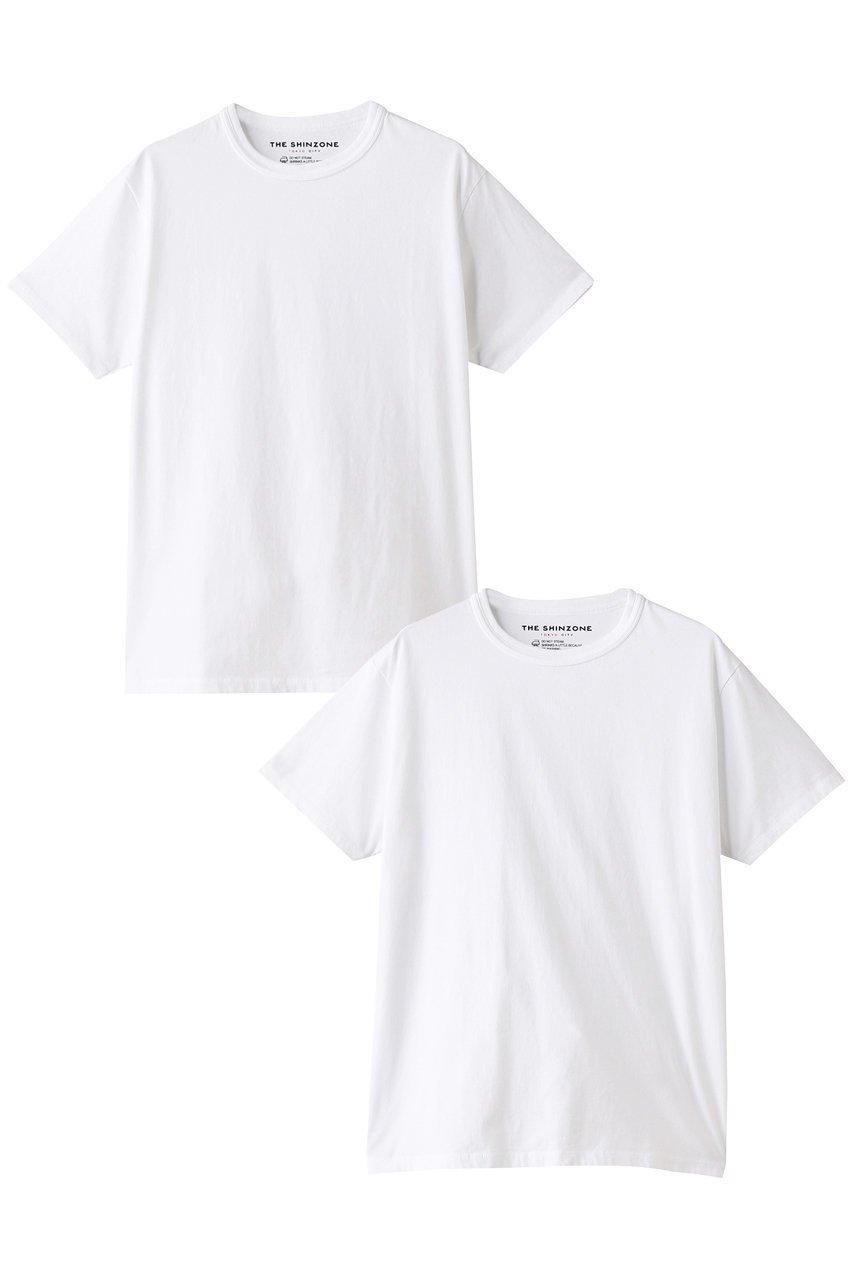 【シンゾーン/Shinzone】の2パックTシャツ インテリア・キッズ・メンズ・レディースファッション・服の通販 founy(ファニー) 　ファッション　Fashion　レディースファッション　WOMEN　トップス・カットソー　Tops/Tshirt　シャツ/ブラウス　Shirts/Blouses　ロング / Tシャツ　T-Shirts　カットソー　Cut and Sewn　インナー　Inner　ショート　Short　シンプル　Simple　スリーブ　Sleeve　ロング　Long　定番　Standard　ホワイト|ID: prp329100000011451 ipo3291000000009680926
