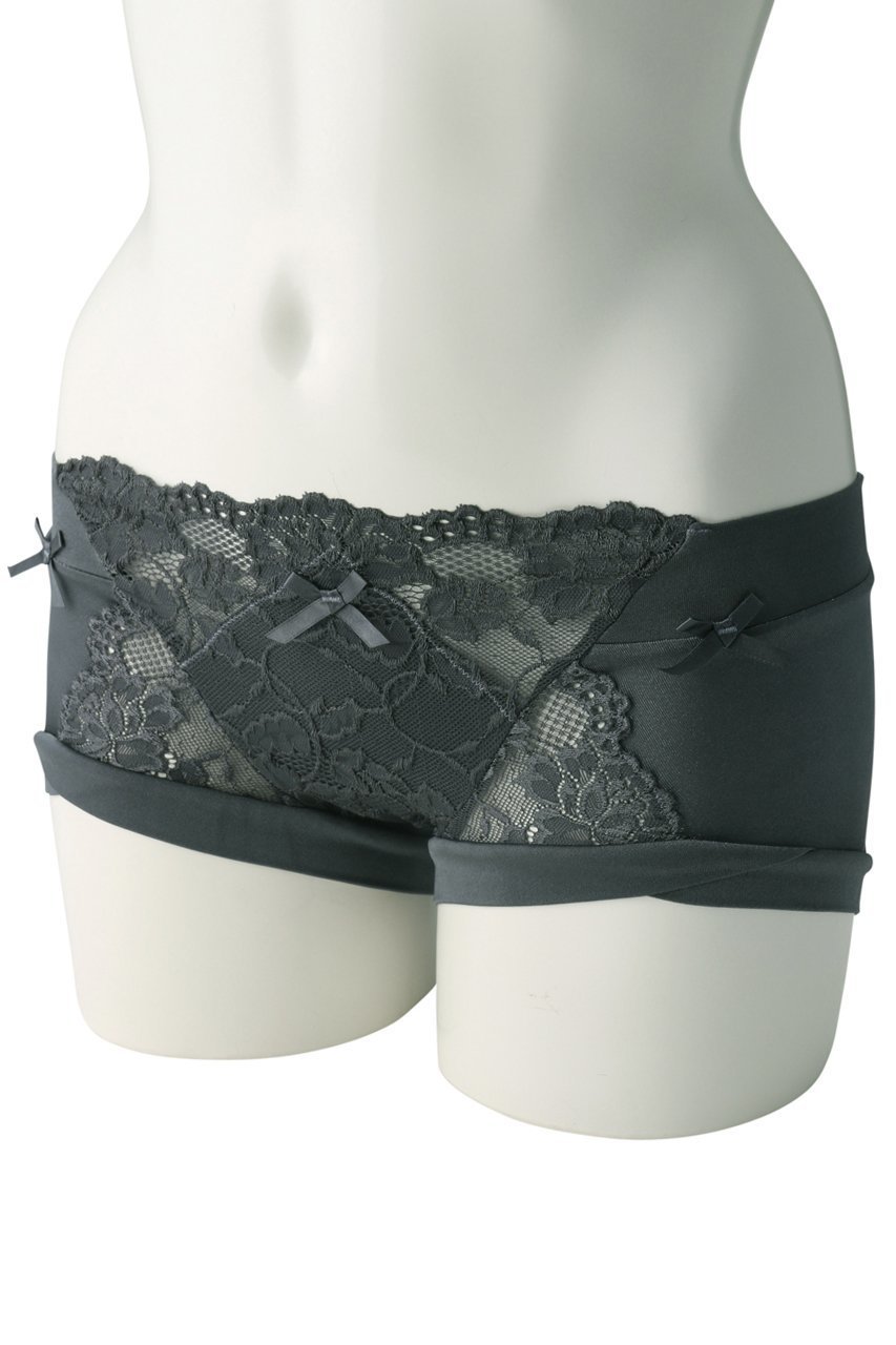 【ツェルマット/ZERMATT】のカシュクール ボクサーショーツ インテリア・キッズ・メンズ・レディースファッション・服の通販 founy(ファニー) 　ファッション　Fashion　レディースファッション　Fashion for Women　下着・ランジェリー　Lingerie & Intimates　ショーツ・ランジェリー用ボトムス　Panties / Briefs / Lingerie Bottoms　カシュクール　Wrap Design　ショーツ　Shorts, Short Pants　フェミニン　Feminine, Girly　ボトム　Bottoms, Lower Wear　ランジェリー　Lingerie, Intimate Wear　リボン　Ribbon, Bow　レース　Lace, Lace Fabric　ロマンティック　Romantic, Feminine Style　ユーログレー|ID: prp329100000011611 ipo3291000000035760539