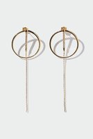 【アヤミ ジュエリー/AYAMI jewelry】のGalaxy サークルピアス 人気、トレンドファッション・服の通販 founy(ファニー) ファッション Fashion レディースファッション Fashion for Women ジュエリー Jewelry ファッションリング Fashion Rings イヤリング・フープ・ドロップタイプ Hoop, Drop & Clip Earrings イヤリング Earrings サークル Circle, Round Design シンプル Simple, Minimal チェーン Chain, Chain Strap パーティ Party, Party Style モチーフ Motif, Design Theme |ID:prp329100000011652