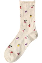 【ナナデコール/nanadecor】のフルーツソックス ナチュラル|ID: prp329100000012119 ipo3291000000036239865