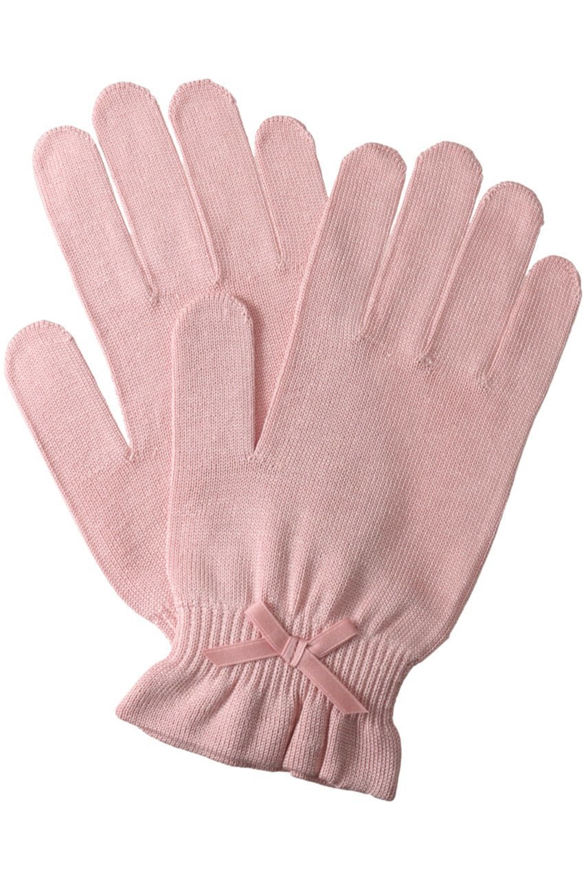 【ナナデコール/nanadecor】のやわらか手袋 シルク インテリア・キッズ・メンズ・レディースファッション・服の通販 founy(ファニー) 　ファッション　Fashion　レディースファッション　WOMEN　手袋　Gloves　シルク　Silk　フェミニン　Feminine　フリル　Frills　リボン　Ribbon　ピンク|ID: prp329100000012159 ipo3291000000020724167