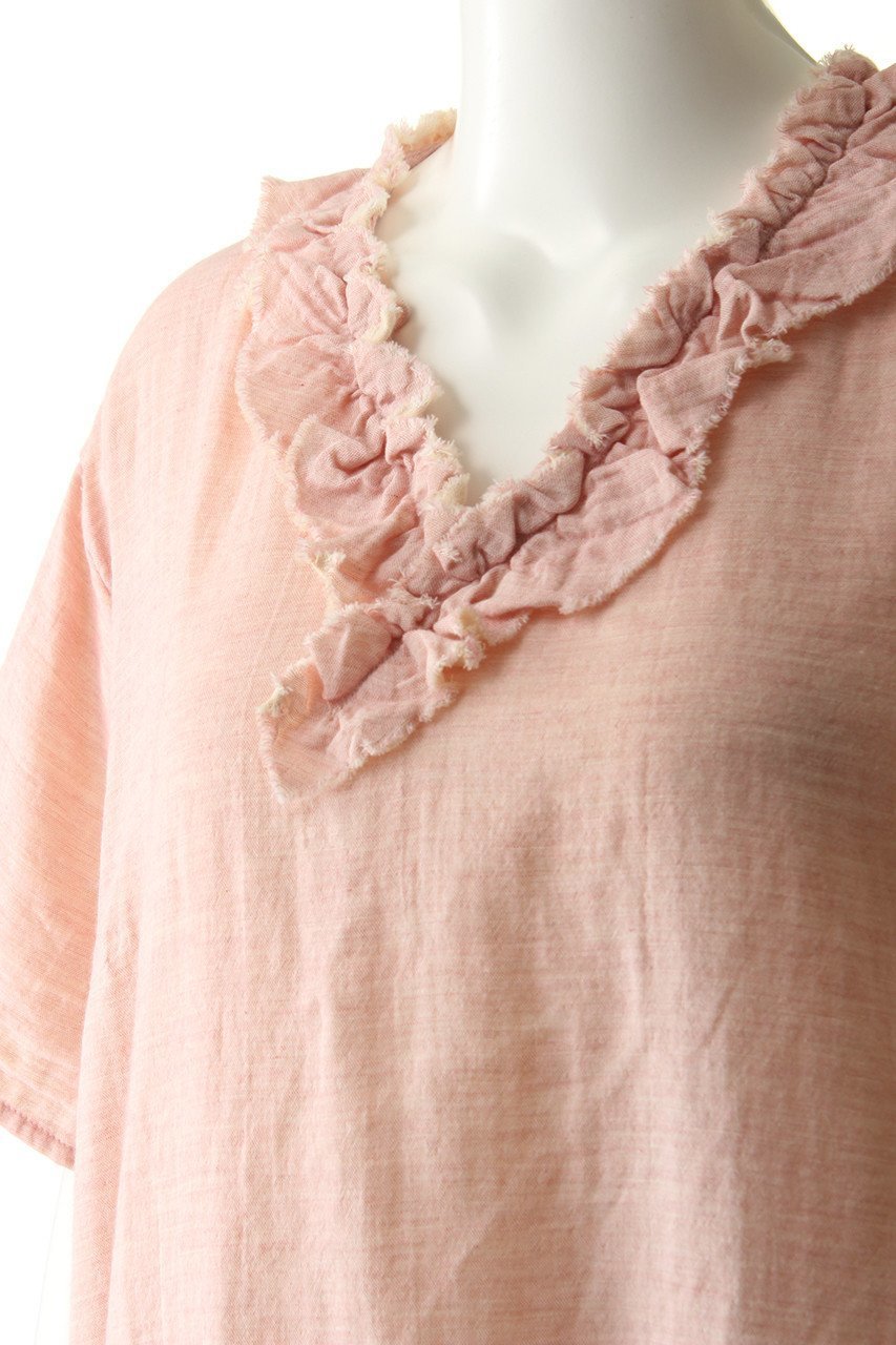 【ナナデコール/nanadecor】のローズマリーガーゼチュニック 人気、トレンドファッション・服の通販 founy(ファニー) 　ファッション　Fashion　レディースファッション　Fashion for Women　ワンピース　Dresses　チュニック　Tunic Tops & Dresses　チュニック　Tunic, Long Top　フェミニン　Feminine, Girly　フリル　Frill, Ruffle　リゾート　Resort, Vacation Style　リラックス　Relax, Relaxed Fit　other-5|ID: prp329100000012211 ipo3291000000035473659