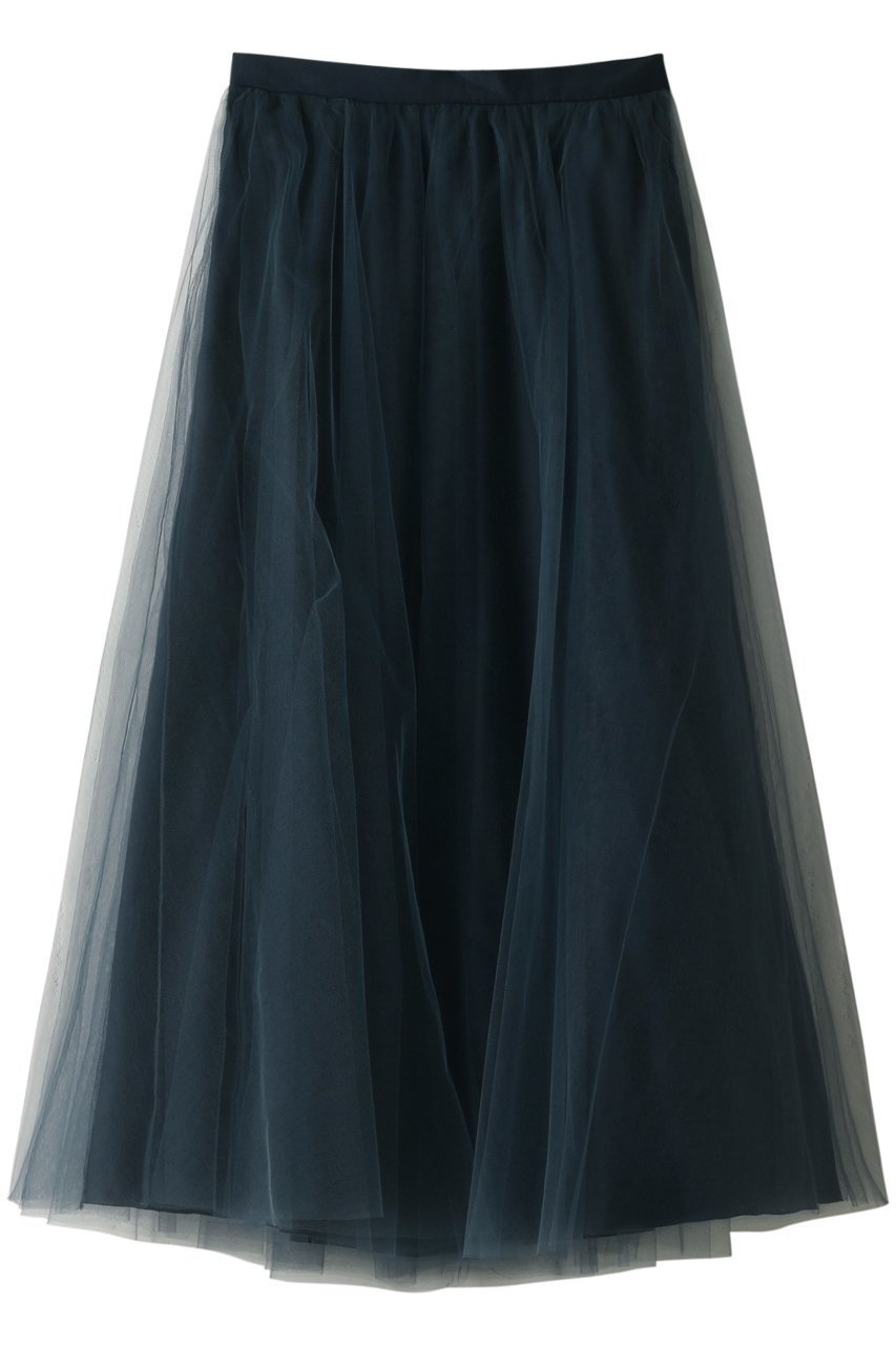 【ビリティス ディセッタン/Bilitis dix-sept ans】のスーパーロングチュチュスカート(90cm) インテリア・キッズ・メンズ・レディースファッション・服の通販 founy(ファニー) 　ファッション　Fashion　レディースファッション　Fashion for Women　スカート　Skirts　ロングスカート　Long Skirts / Maxi & Midi Skirts　エアリー　Airy Texture　ガーリー　Girly, Feminine Style　タオル　Towel, Bath Towel　ダウン　Down, Puffer　チュール　Tulip, Tulip Motif　トレンド　Trend, Trending Now　定番　Standard, Basic Item　フェミニン　Feminine, Girly　フレア　Flare, Flared　ボーダー　Border, Stripe　ロング　Long, Long-Length　おすすめ　Recommended / Our Picks　ネイビーブルー|ID: prp329100000012422 ipo3291000000032943405