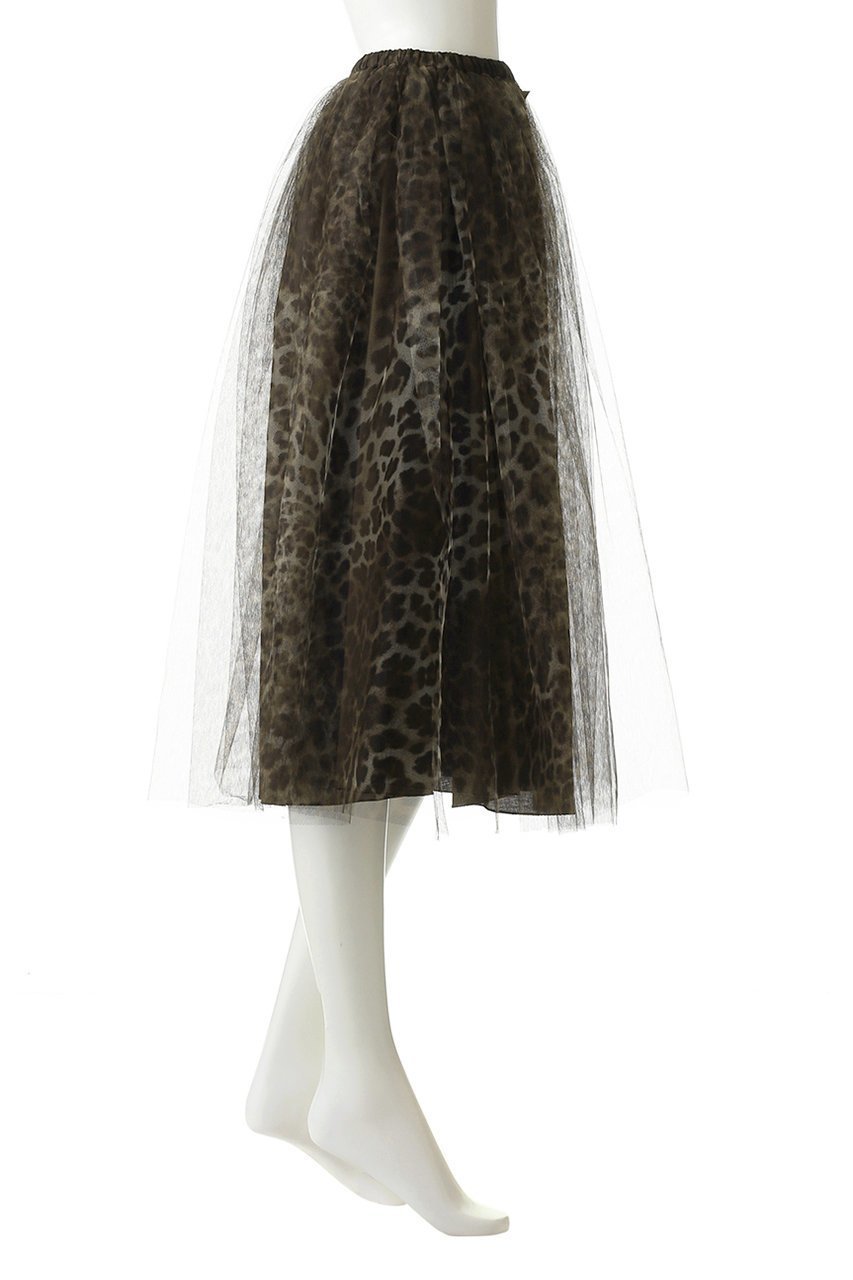 【ビリティス ディセッタン/Bilitis dix-sept ans】のレオパードチュチュスカート(72cm) 人気、トレンドファッション・服の通販 founy(ファニー) 　ファッション　Fashion　レディースファッション　Fashion for Women　スカート　Skirts　ロングスカート　Long Skirts / Maxi & Midi Skirts　ガーリー　Girly, Feminine Style　タオル　Towel, Bath Towel　チュール　Tulip, Tulip Motif　トレンド　Trend, Trending Now　定番　Standard, Basic Item　人気　Popular, Best Seller　フェミニン　Feminine, Girly　リラックス　Relax, Relaxed Fit　ロング　Long, Long-Length　おすすめ　Recommended / Our Picks　other-3|ID: prp329100000012428 ipo3291000000036562959
