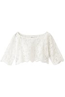 【ビリティス ディセッタン/Bilitis dix-sept ans】の【受注生産】レースクロップドトップス 人気、トレンドファッション・服の通販 founy(ファニー) ファッション Fashion レディースファッション WOMEN トップス・カットソー Tops/Tshirt シャツ/ブラウス Shirts/Blouses ショート スリーブ フェミニン フラワー レース ロング 定番 Standard |ID:prp329100000012434