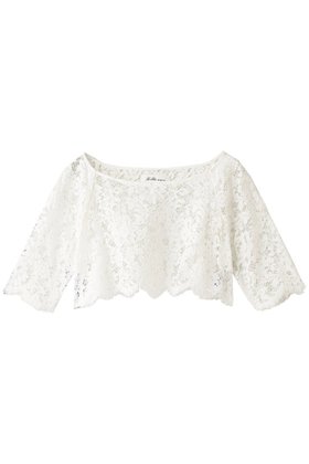 【ビリティス ディセッタン/Bilitis dix-sept ans】の【受注生産】レースクロップドトップス 人気、トレンドファッション・服の通販 founy(ファニー) ファッション Fashion レディースファッション Fashion for Women トップス・カットソー Cut & Sew Tops シャツ・ブラウス・オフィスカジュアル Elegant Blouses & Button-Ups ショート Short, Short Length スリーブ Sleeve, Long Sleeve / Short Sleeve フェミニン Feminine, Girly フラワー Flower, Floral レース Lace, Lace Fabric 定番 Standard, Basic Item |ID:prp329100000012434