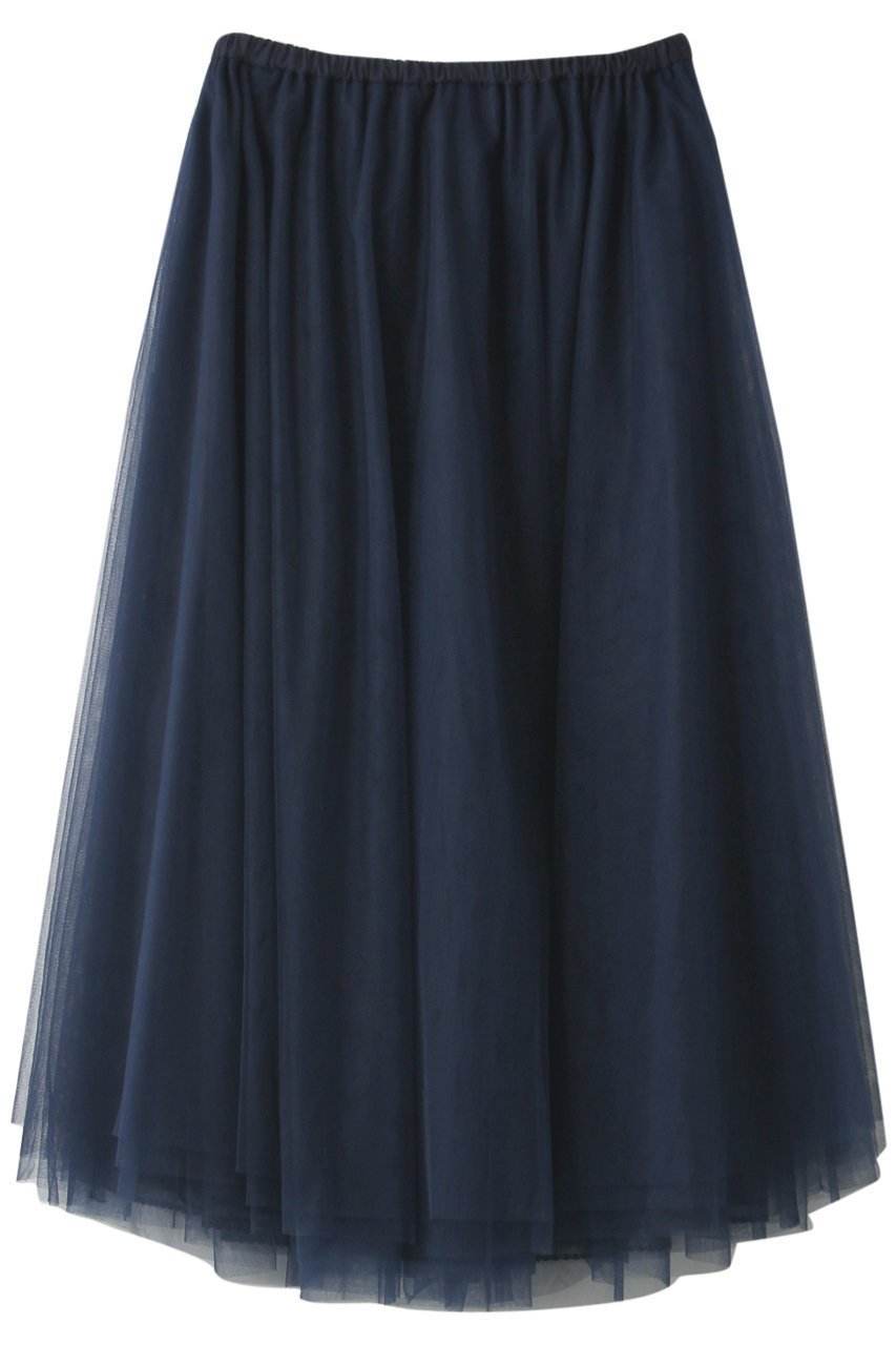 【ビリティス ディセッタン/Bilitis dix-sept ans】のロングチュールスカート(80cm) インテリア・キッズ・メンズ・レディースファッション・服の通販 founy(ファニー) 　ファッション　Fashion　レディースファッション　Fashion for Women　スカート　Skirts　ガーリー　Girly, Feminine Style　チュール　Tulip, Tulip Motif　フェミニン　Feminine, Girly　定番　Standard, Basic Item　ネイビーブルー|ID: prp329100000012438 ipo3291000000035813810