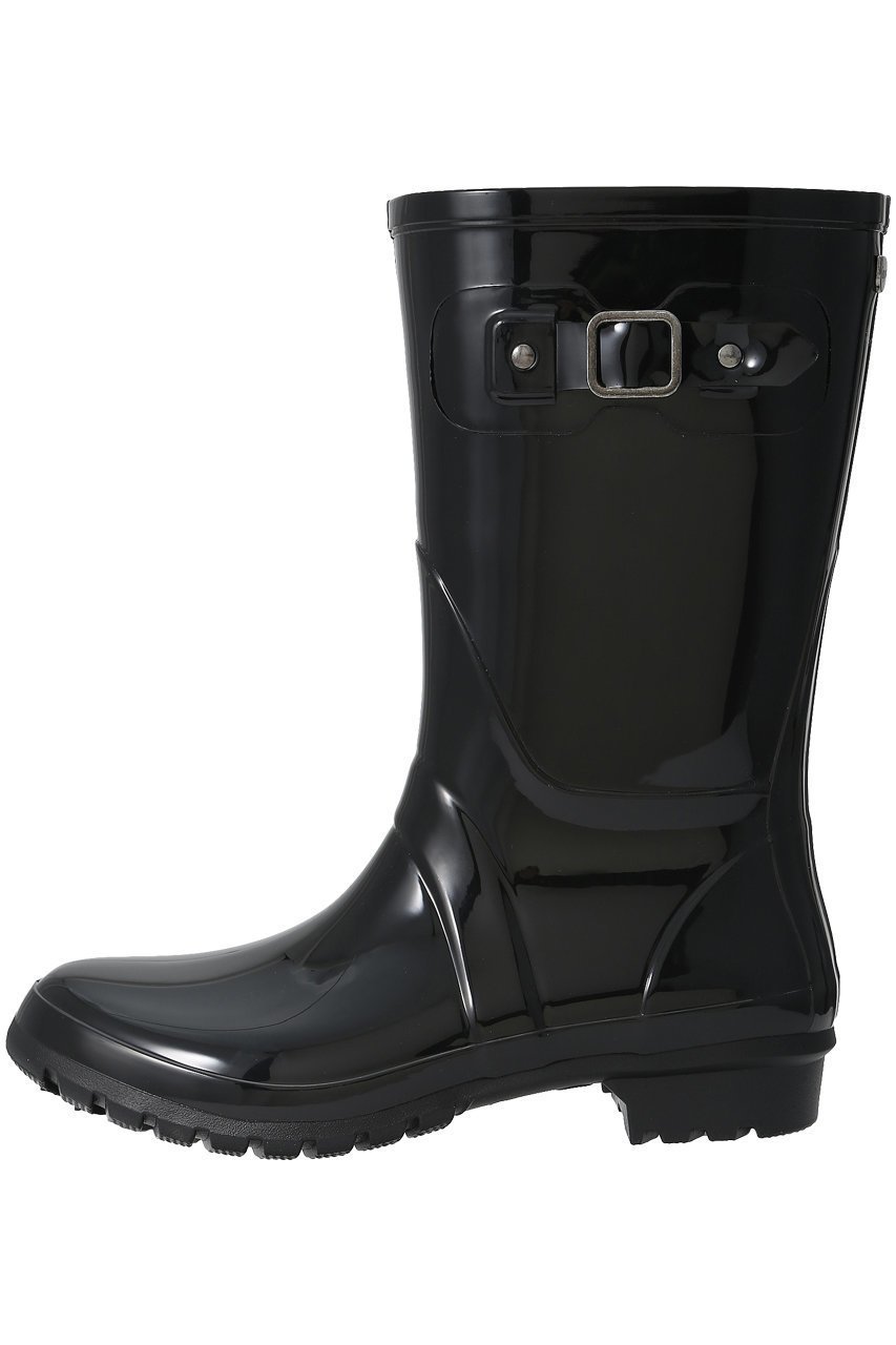 【エスメラルダ/Esmeralda】の【igor】サイドベルトミドルレインブーツ インテリア・キッズ・メンズ・レディースファッション・服の通販 founy(ファニー) 　ファッション　Fashion　レディースファッション　Fashion for Women　ベルト&ウエストマーク　Belts & Waist Accessories　アウトドア　Outdoor Clothing　ミドル　Middle Length, Mid Height　モチーフ　Motif, Design Theme　人気　Popular, Best Seller　ブラック|ID: prp329100000012616 ipo3291000000035514586