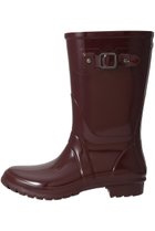 【エスメラルダ/Esmeralda】の【igor】サイドベルトミドルレインブーツ ボルドー|ID: prp329100000012616 ipo3291000000036597703