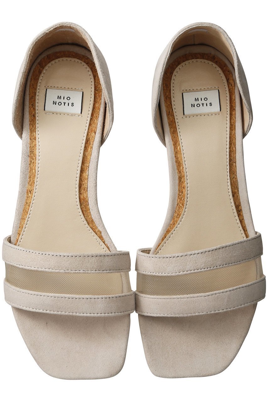 【エスメラルダ/Esmeralda】の【MIO NOTIS】チュールラインセパレートサンダル インテリア・キッズ・メンズ・レディースファッション・服の通販 founy(ファニー) ファッション Fashion レディースファッション Fashion for Women サンダル Sandals, Summer Shoes セパレート Separate, Two-Piece チュール Tulip, Tulip Motif フェミニン Feminine, Girly フラット Flat, Flat Shoes 夏 Summer 春 Spring S/S・春夏 SS, Spring/Summer, Warm Season ライトベージュ|ID: prp329100000012620 ipo3291000000032773801