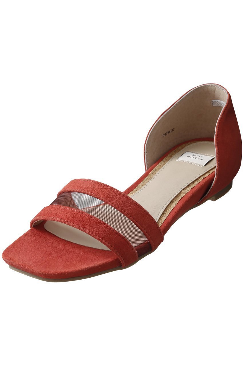 【エスメラルダ/Esmeralda】の【MIO NOTIS】チュールラインセパレートサンダル 人気、トレンドファッション・服の通販 founy(ファニー) 　ファッション　Fashion　レディースファッション　Fashion for Women　サンダル　Sandals, Summer Shoes　セパレート　Separate, Two-Piece　チュール　Tulip, Tulip Motif　フェミニン　Feminine, Girly　フラット　Flat, Flat Shoes　夏　Summer　春　Spring　S/S・春夏　SS, Spring/Summer, Warm Season　other-4|ID: prp329100000012620 ipo3291000000036106422