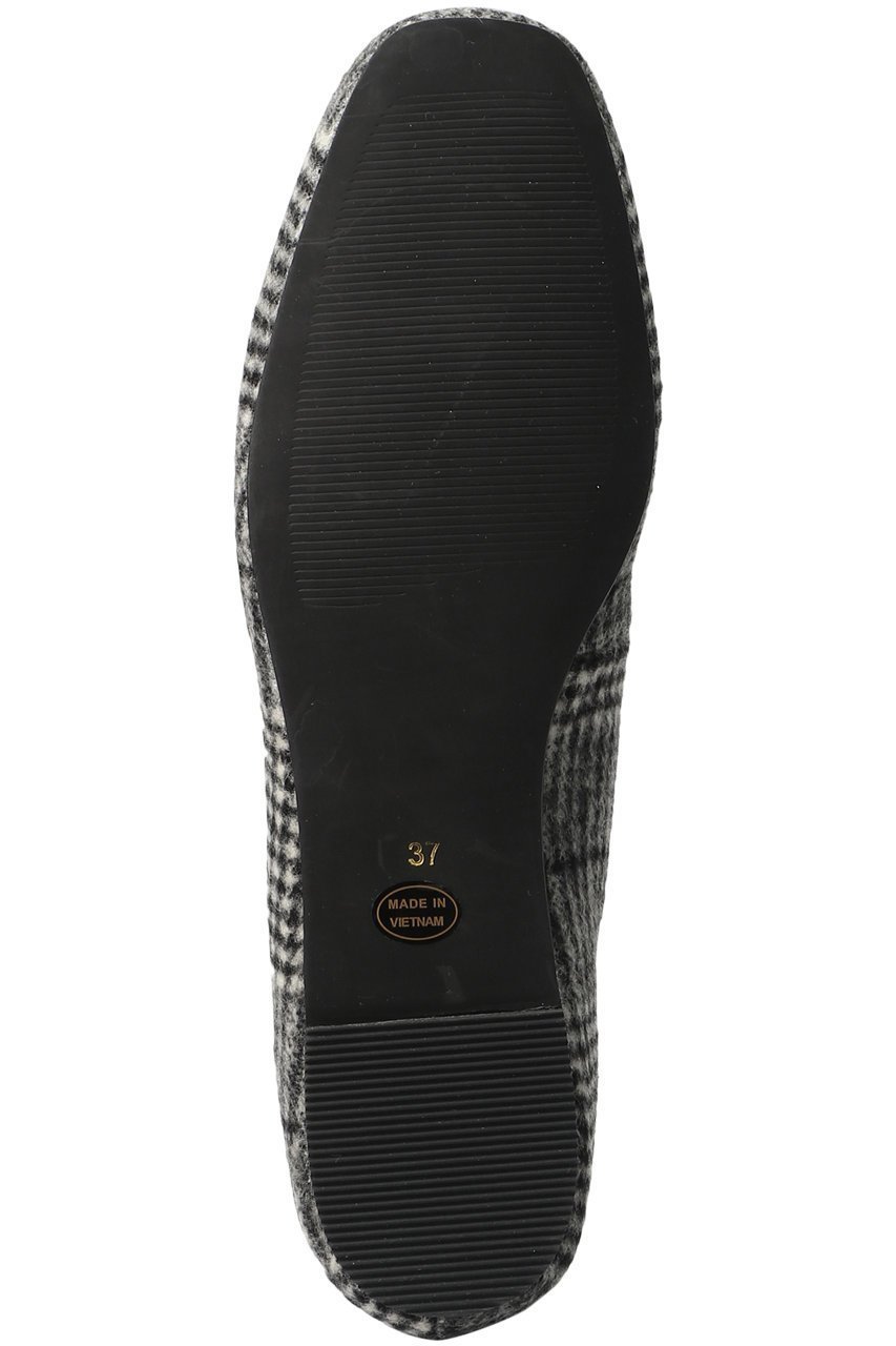 【エスメラルダ/Esmeralda】の【mio notis】モヘアスクエアトゥバレエシューズ 人気、トレンドファッション・服の通販 founy(ファニー) 　ファッション　Fashion　レディースファッション　Fashion for Women　インソール　Shoe Insole　シューズ　Shoes, Footwear　チェック　Check, Plaid, Tartan　バレエ　Ballet, Ballet Style　フェミニン　Feminine, Girly　フラット　Flat, Flat Shoes　other-5|ID: prp329100000012627 ipo3291000000036597685