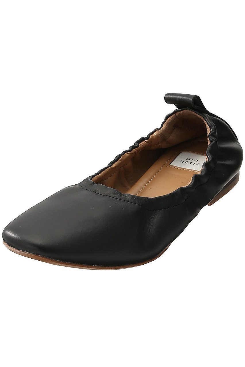 【エスメラルダ/Esmeralda】の【mio notis】ギャザースクエアパンプス 人気、トレンドファッション・服の通販 founy(ファニー) 　ファッション　Fashion　レディースファッション　Fashion for Women　ギャザー　Gathered, Ruffled　フィット　Fit, Slim Fit　フェミニン　Feminine, Girly　フラット　Flat, Flat Shoes　フレア　Flare, Flared　リラックス　Relax, Relaxed Fit　other-4|ID: prp329100000012629 ipo3291000000036683280