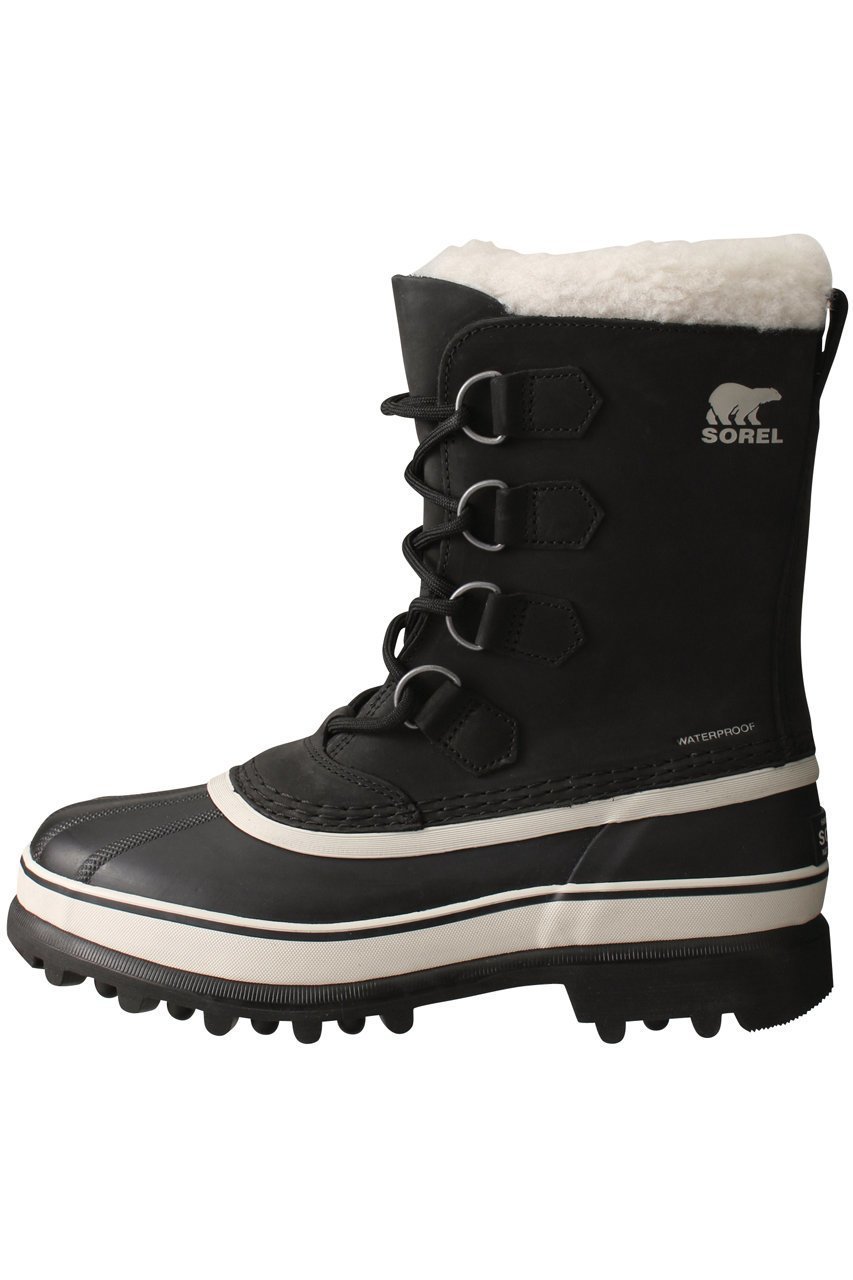 【ソレル/SOREL】のカリブー スノーブーツ/レインブーツ インテリア・キッズ・メンズ・レディースファッション・服の通販 founy(ファニー) 　ファッション　Fashion　レディースファッション　Fashion for Women　ショート　Short, Short Length　冬　Winter / This Winter　定番　Standard, Basic Item　ブラック|ID: prp329100000013599 ipo3291000000036575620