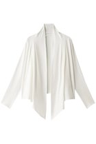 【レイール/Reir】の【Coral veil】Solid ショート丈羽織 ホワイト|ID:prp329100000013756