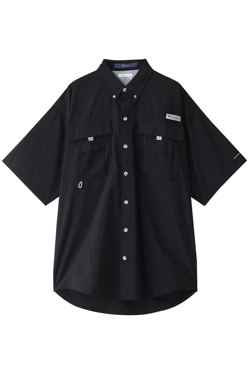 【コロンビア/Columbia / MEN】の【MEN】バハマ IIショートスリーブシャツ インテリア・キッズ・メンズ・レディースファッション・服の通販 founy(ファニー) 　ファッション　Fashion　メンズファッション　Fashion for Men　トップス・カットソー　Cut & Sew Tops　メンズシャツ　Shirts　スポーツ　Sports, Activewear　トレンド　Trend, Trending Now　ポケット　Pocket, Pocket Detail　ワーク　Workwear, Utility Style　軽量　Lightweight, Ultra Light　ブラック|ID: prp329100000013970 ipo3291000000032806002