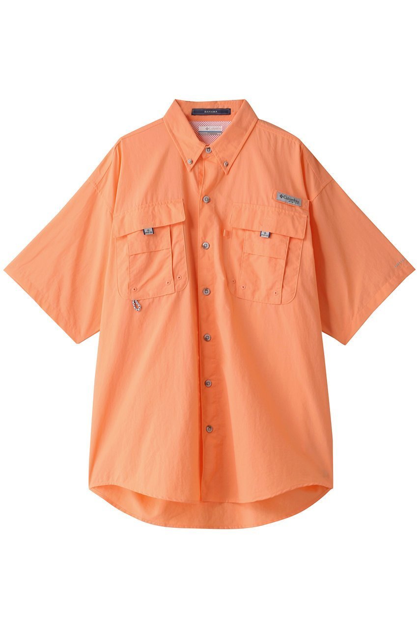 【コロンビア/Columbia / MEN】の【MEN】バハマ IIショートスリーブシャツ インテリア・キッズ・メンズ・レディースファッション・服の通販 founy(ファニー) 　ファッション　Fashion　メンズファッション　Fashion for Men　トップス・カットソー　Cut & Sew Tops　メンズシャツ　Shirts　スポーツ　Sports, Activewear　トレンド　Trend, Trending Now　ポケット　Pocket, Pocket Detail　ワーク　Workwear, Utility Style　軽量　Lightweight, Ultra Light　ピーチオレンジ|ID: prp329100000013970 ipo3291000000032806003