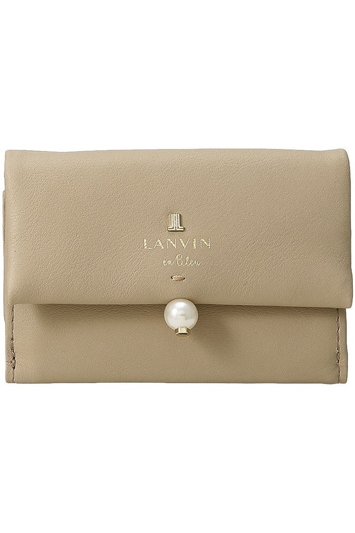 【ランバン オン ブルー/LANVIN en Bleu】のシャペル 三ツ折サイフ インテリア・キッズ・メンズ・レディースファッション・服の通販 founy(ファウニー) https://founy.com/ ファッション Fashion レディースファッション Fashion for Women ミニ財布・二つ折り財布 Wallets & Card Cases バッグ Bags コンパクト Compact, Small Size パール Pearl, Pearl Accent フェミニン Feminine, Girly フラップ Flap, Flap Pocket 定番 Standard, Basic Item 財布 Wallet, Purse |ID: prp329100000015045 ipo3291000000036928352