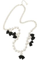 【ランバン オン ブルー/LANVIN en Bleu】のメニーリボンネックレス ブラック|ID: prp329100000015047 ipo3291000000036109201