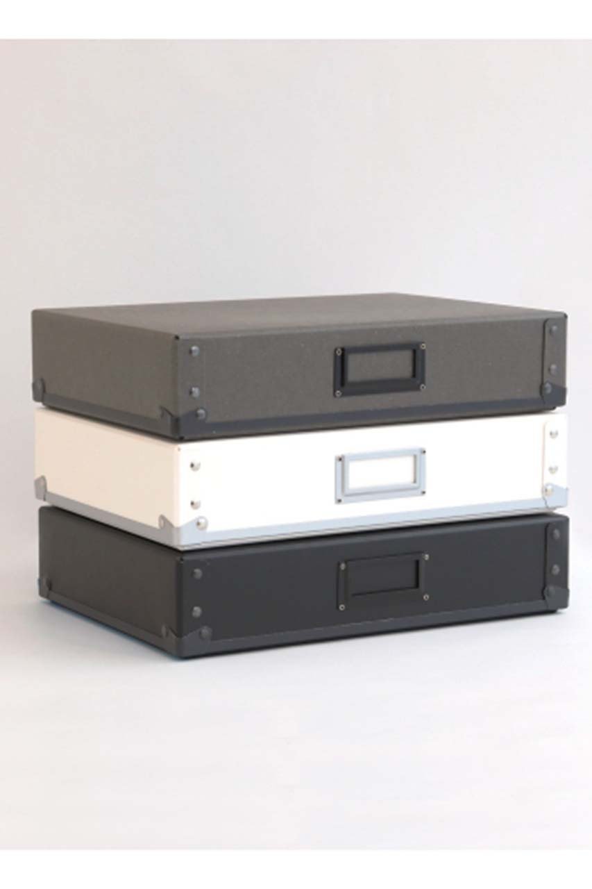 【センプレ/SEMPRE / GOODS】の【SEMPRE】3段ボックス横型 人気、トレンドファッション・服の通販 founy(ファニー) 　コーティング　Coating, Coated Finish　ステーショナリー　Stationery, Office Supplies　ボックス　Boxy, Box Shape　other-4|ID: prp329100000015365 ipo3291000000036192879