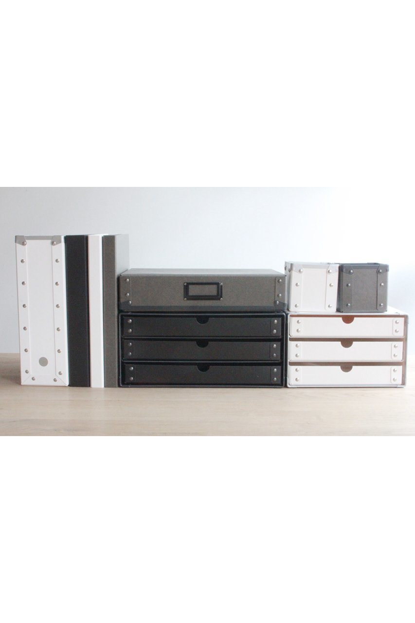 【センプレ/SEMPRE / GOODS】の【SEMPRE】3段ボックス横型 人気、トレンドファッション・服の通販 founy(ファニー) 　コーティング　Coating, Coated Finish　ステーショナリー　Stationery, Office Supplies　ボックス　Boxy, Box Shape　other-5|ID: prp329100000015365 ipo3291000000036192880