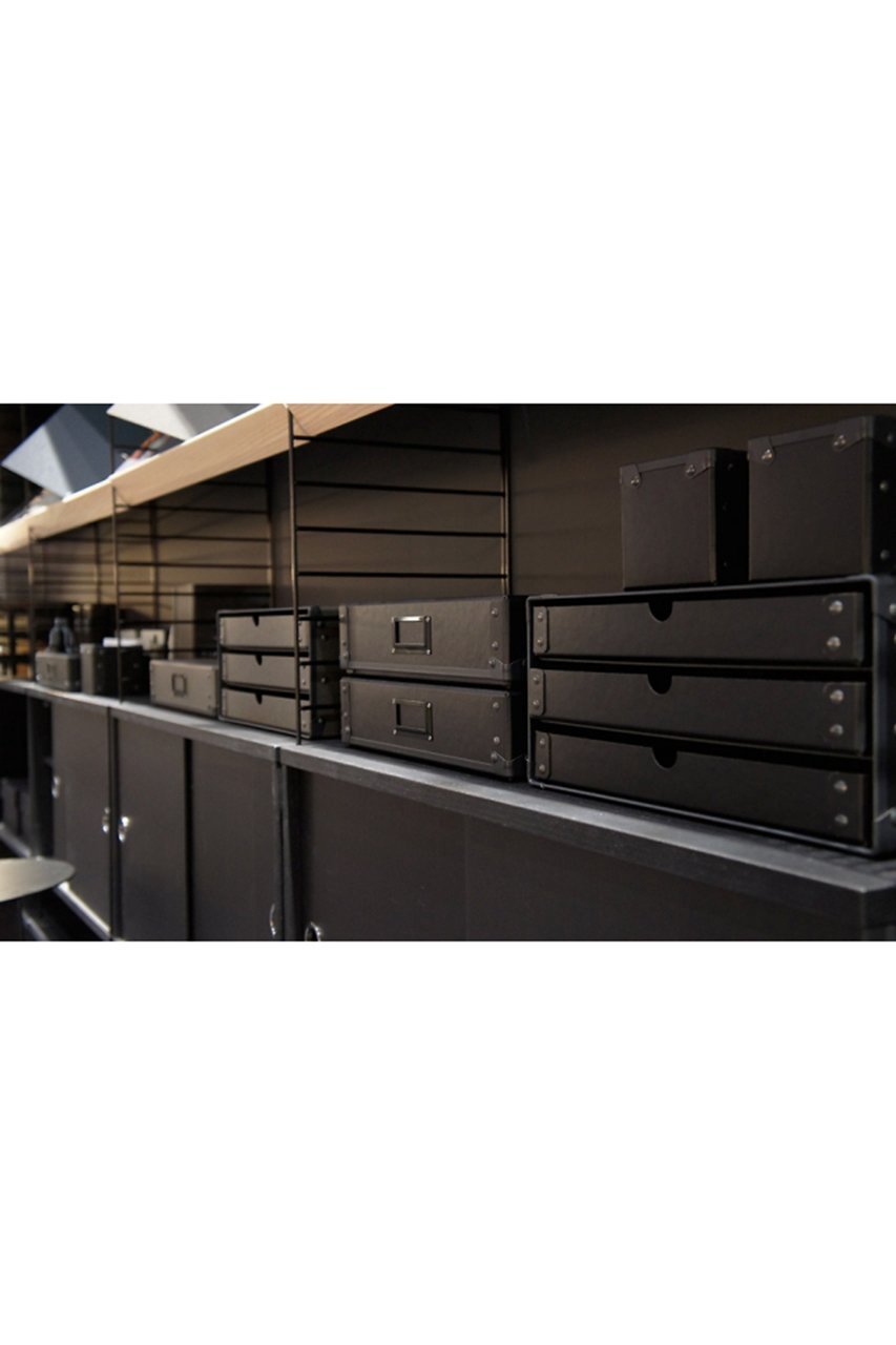 【センプレ/SEMPRE / GOODS】の【SEMPRE】3段ボックス横型 人気、トレンドファッション・服の通販 founy(ファニー) 　コーティング　Coating, Coated Finish　ステーショナリー　Stationery, Office Supplies　ボックス　Boxy, Box Shape　other-6|ID: prp329100000015365 ipo3291000000036192881