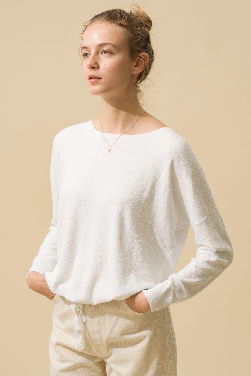 【ベアフット ドリームズ/BAREFOOT DREAMS】のコージーシックウルトラライト スラウチープルオーバー 人気、トレンドファッション・服の通販 founy(ファニー) 　ファッション　Fashion　レディースファッション　Fashion for Women　トップス・カットソー　Cut & Sew Tops　ニット　Knit Tops & Sweaters　カジュアルプルオーバー・ニットトップス　Pullovers & Knit Tops / Casual Pullovers　セットアップ　Set-Up, Coordinated Outfit　ドレス　Dress, One-Piece　定番　Standard, Basic Item　other-4|ID: prp329100000015467 ipo3291000000036906797