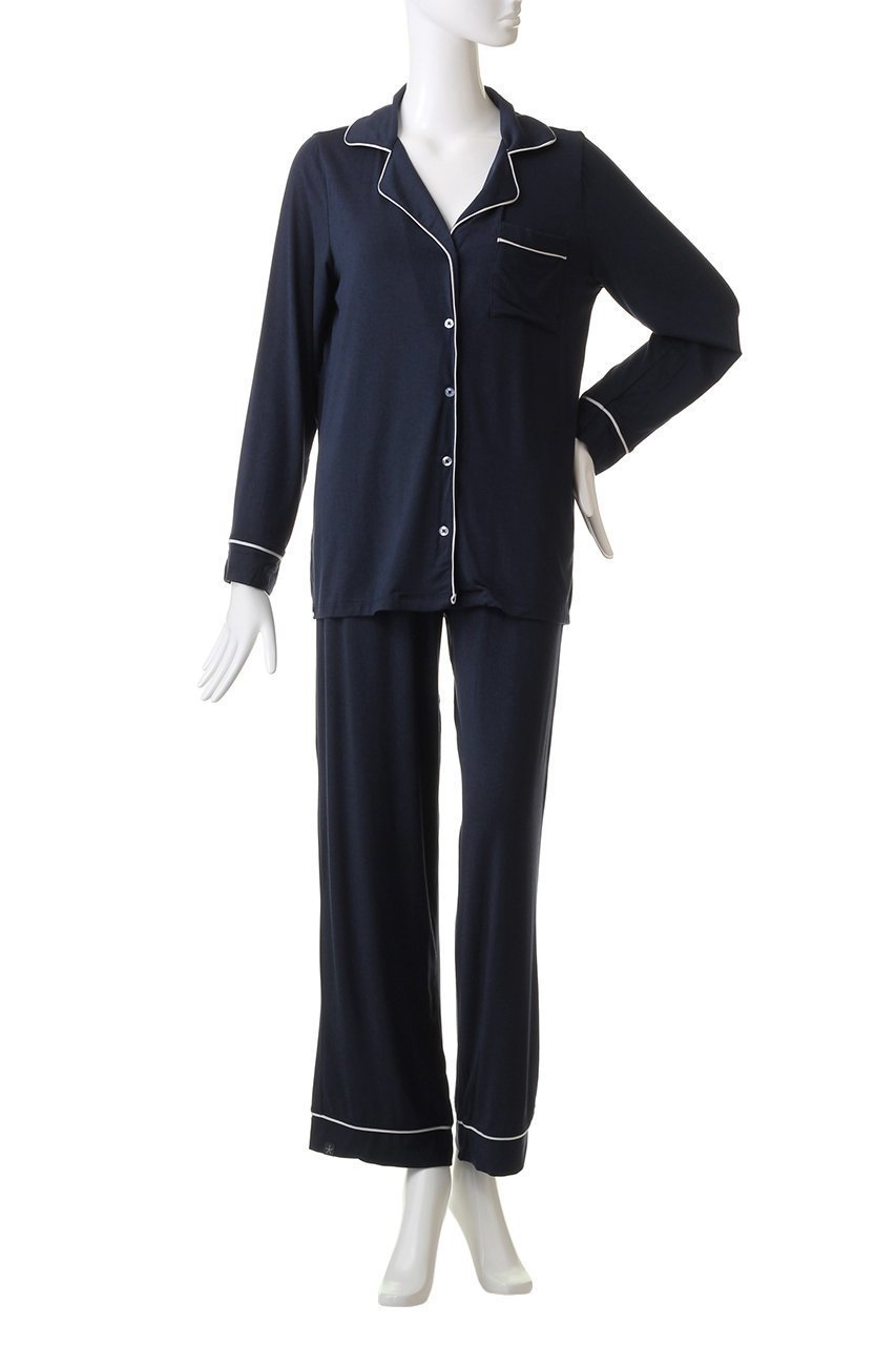 【ベアフット ドリームズ/BAREFOOT DREAMS】のリュクスミルクジャージー パジャマ 人気、トレンドファッション・服の通販 founy(ファニー) 　ファッション　Fashion　レディースファッション　Fashion for Women　トップス・カットソー　Cut & Sew Tops　なめらか　Smooth, Silky Texture　シンプル　Simple, Minimal　パイピング　Piping, Trim Design　パジャマ　Pajamas, Sleepwear　リュクス　Luxury, Elegant, High-End, Chic　リラックス　Relax, Relaxed Fit　再入荷　Restock / Back in Stock　定番　Standard, Basic Item　other-2|ID: prp329100000015476 ipo3291000000035003337