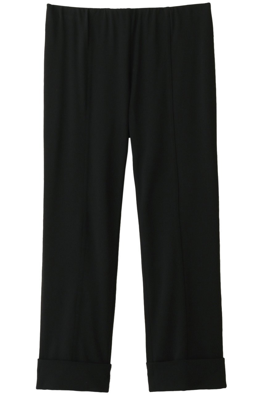 【プレインピープル/PLAIN PEOPLE】のストレッチスムースパンツ インテリア・キッズ・メンズ・レディースファッション・服の通販 founy(ファニー) ファッション Fashion レディースファッション Fashion for Women パンツ Pants & Trousers クロップド Cropped, Short Length シンプル Simple, Minimal ストレッチ Stretch, Stretchy Fabric ダブル Double, Double-Breasted リラックス Relax, Relaxed Fit エレガント 上品 Elegant 定番 Standard, Basic Item ブラック|ID: prp329100000015821 ipo3291000000035582097