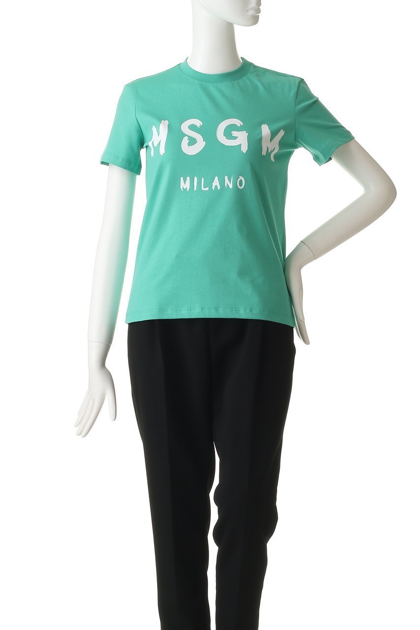 【エムエスジーエム/MSGM】のロゴTシャツ 人気、トレンドファッション・服の通販 founy(ファニー) 　ファッション　Fashion　レディースファッション　WOMEN　トップス・カットソー　Tops/Tshirt　シャツ/ブラウス　Shirts/Blouses　ロング / Tシャツ　T-Shirts　カットソー　Cut and Sewn　コンパクト　Compact　ショート　Short　シンプル　Simple　スリーブ　Sleeve　プリント　Print　半袖　Short Sleeve　other-2|ID: prp329100000016114 ipo3291000000031437013