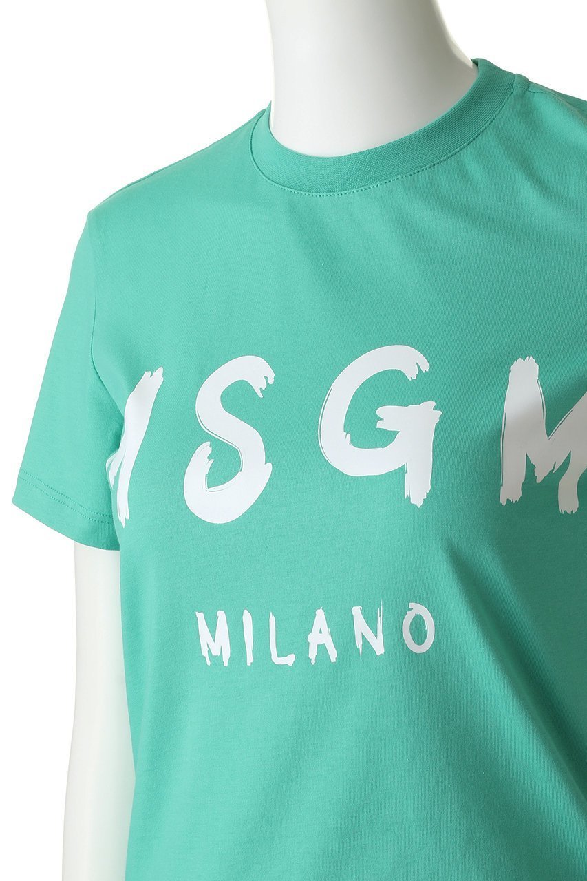 【エムエスジーエム/MSGM】のロゴTシャツ 人気、トレンドファッション・服の通販 founy(ファニー) 　ファッション　Fashion　レディースファッション　WOMEN　トップス・カットソー　Tops/Tshirt　シャツ/ブラウス　Shirts/Blouses　ロング / Tシャツ　T-Shirts　カットソー　Cut and Sewn　コンパクト　Compact　ショート　Short　シンプル　Simple　スリーブ　Sleeve　プリント　Print　半袖　Short Sleeve　other-5|ID: prp329100000016114 ipo3291000000031437023