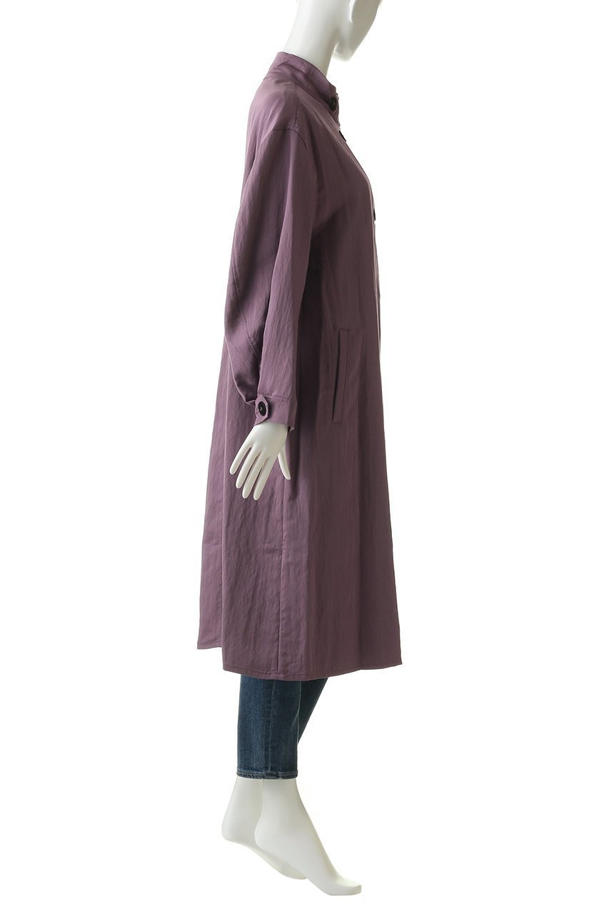 【フォルテ フォルテ/forte_forte】のレーヨンナイロンロングコート 人気、トレンドファッション・服の通販 founy(ファニー) 　ファッション　Fashion　レディースファッション　WOMEN　アウター　Coat Outerwear　コート　Coats　エアリー　Airy　ロング　Long　エレガント 上品　Elegant　other-3|ID: prp329100000017910 ipo3291000000031438463