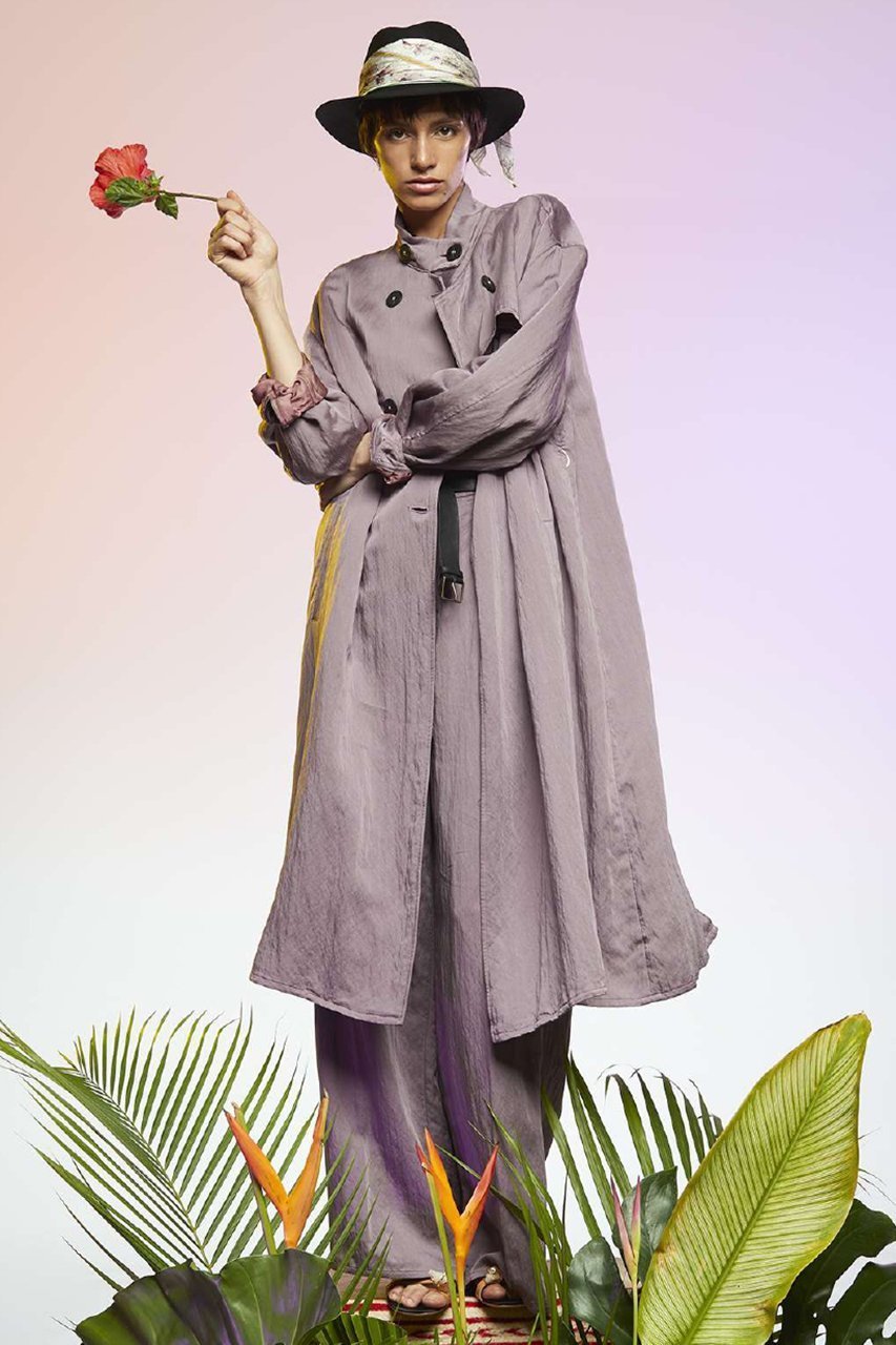 【フォルテ フォルテ/forte_forte】のレーヨンナイロンロングコート 人気、トレンドファッション・服の通販 founy(ファニー) 　ファッション　Fashion　レディースファッション　WOMEN　アウター　Coat Outerwear　コート　Coats　エアリー　Airy　ロング　Long　エレガント 上品　Elegant　other-8|ID: prp329100000017910 ipo3291000000031438478