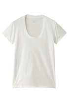 【フォーコーナーズ/+FOUR CORNERS】の半袖Tシャツ(Uネック) 人気、トレンドファッション・服の通販 founy(ファニー) ファッション Fashion レディースファッション Fashion for Women トップス・カットソー Cut & Sew Tops シャツ・ブラウス・オフィスカジュアル Elegant Blouses & Button-Ups ロングTシャツ・Tシャツ Longline T-Shirts & Tees カットソー・ベーシックTシャツ Cut-and-Sewn Tops / Stretch Tees & Basics おすすめ Recommended / Our Picks ショート Short, Short Length スリーブ Sleeve, Long Sleeve / Short Sleeve ベーシック Basic, Essential 半袖 Short Sleeve, Half Sleeve 吸水 Absorbent, Quick-Dry thumbnail オフ|ID: prp329100000018441 ipo3291000000032840486