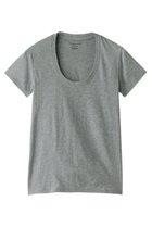 【フォーコーナーズ/+FOUR CORNERS】の半袖Tシャツ(Uネック) 人気、トレンドファッション・服の通販 founy(ファニー) ファッション Fashion レディースファッション Fashion for Women トップス・カットソー Cut & Sew Tops シャツ・ブラウス・オフィスカジュアル Elegant Blouses & Button-Ups ロングTシャツ・Tシャツ Longline T-Shirts & Tees カットソー・ベーシックTシャツ Cut-and-Sewn Tops / Stretch Tees & Basics おすすめ Recommended / Our Picks ショート Short, Short Length スリーブ Sleeve, Long Sleeve / Short Sleeve ベーシック Basic, Essential 半袖 Short Sleeve, Half Sleeve 吸水 Absorbent, Quick-Dry thumbnail TOPグレー|ID: prp329100000018441 ipo3291000000032840491