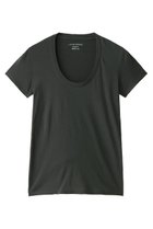 【フォーコーナーズ/+FOUR CORNERS】の半袖Tシャツ(Uネック) 人気、トレンドファッション・服の通販 founy(ファニー) ファッション Fashion レディースファッション Fashion for Women トップス・カットソー Cut & Sew Tops シャツ・ブラウス・オフィスカジュアル Elegant Blouses & Button-Ups ロングTシャツ・Tシャツ Longline T-Shirts & Tees カットソー・ベーシックTシャツ Cut-and-Sewn Tops / Stretch Tees & Basics おすすめ Recommended / Our Picks ショート Short, Short Length スリーブ Sleeve, Long Sleeve / Short Sleeve ベーシック Basic, Essential 半袖 Short Sleeve, Half Sleeve 吸水 Absorbent, Quick-Dry thumbnail ダークグレー|ID: prp329100000018441 ipo3291000000032840514
