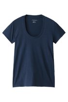 【フォーコーナーズ/+FOUR CORNERS】の半袖Tシャツ(Uネック) 人気、トレンドファッション・服の通販 founy(ファニー) ファッション Fashion レディースファッション Fashion for Women トップス・カットソー Cut & Sew Tops シャツ・ブラウス・オフィスカジュアル Elegant Blouses & Button-Ups ロングTシャツ・Tシャツ Longline T-Shirts & Tees カットソー・ベーシックTシャツ Cut-and-Sewn Tops / Stretch Tees & Basics おすすめ Recommended / Our Picks ショート Short, Short Length スリーブ Sleeve, Long Sleeve / Short Sleeve ベーシック Basic, Essential 半袖 Short Sleeve, Half Sleeve 吸水 Absorbent, Quick-Dry thumbnail ブルー|ID: prp329100000018441 ipo3291000000032840524