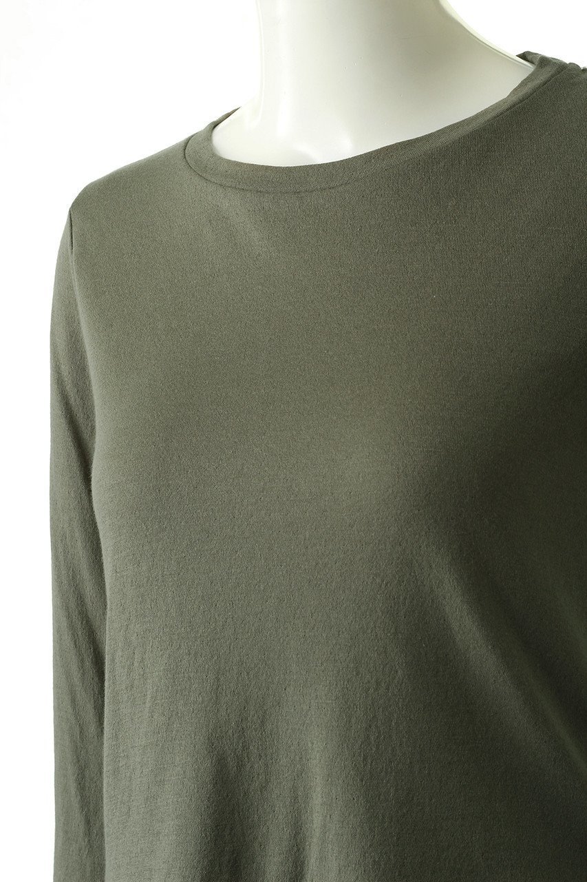 【フォーコーナーズ/+FOUR CORNERS】の9分袖 Tシャツ(ボートネック) 人気、トレンドファッション・服の通販 founy(ファニー) 　ファッション　Fashion　レディースファッション　Fashion for Women　トップス・カットソー　Cut & Sew Tops　シャツ・ブラウス・オフィスカジュアル　Elegant Blouses & Button-Ups　ロングTシャツ・Tシャツ　Longline T-Shirts & Tees　カットソー・ベーシックTシャツ　Cut-and-Sewn Tops / Stretch Tees & Basics　カットソー　Cut and Sewn Top　スリーブ　Sleeve, Long Sleeve / Short Sleeve　デコルテ　Décolleté, Neckline　ブレスレット　Bracelet, Wristband　ロング　Long, Long-Length　吸水　Absorbent, Quick-Dry　時計　Watch, Wristwatch　other-5|ID: prp329100000018442 ipo3291000000032840345