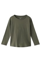 【フォーコーナーズ/+FOUR CORNERS】の9分袖 Tシャツ(ボートネック) カーキ|ID: prp329100000018442 ipo3291000000036006864