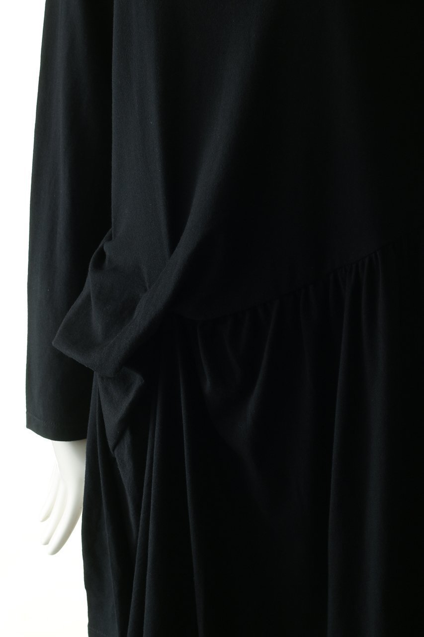 【フォーコーナーズ/+FOUR CORNERS】のシャーリングフレアワンピース 人気、トレンドファッション・服の通販 founy(ファニー) 　ファッション　Fashion　レディースファッション　WOMEN　ワンピース　Dress　チュニック　Tunic　アシンメトリー　Asymmetry　チュニック　Tunic　ネックレス　Necklace　フレア　Flare　ミックス　Mix　ランダム　Random　リラックス　Relax　other-5|ID: prp329100000018454 ipo3291000000031409758