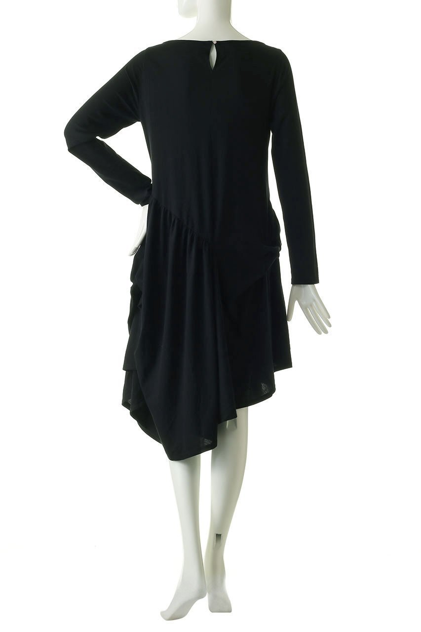 【フォーコーナーズ/+FOUR CORNERS】のシャーリングフレアワンピース 人気、トレンドファッション・服の通販 founy(ファニー) 　ファッション　Fashion　レディースファッション　Fashion for Women　ワンピース　Dresses　チュニック　Tunic Tops & Dresses　アシンメトリー　Asymmetrical Style　チュニック　Tunic, Long Top　ネックレス　Necklace, Pendant Necklace　フレア　Flare, Flared　ミックス　Mix, Mixed Style　ランダム　Random, Irregular　リラックス　Relax, Relaxed Fit　other-4|ID: prp329100000018454 ipo3291000000035473636