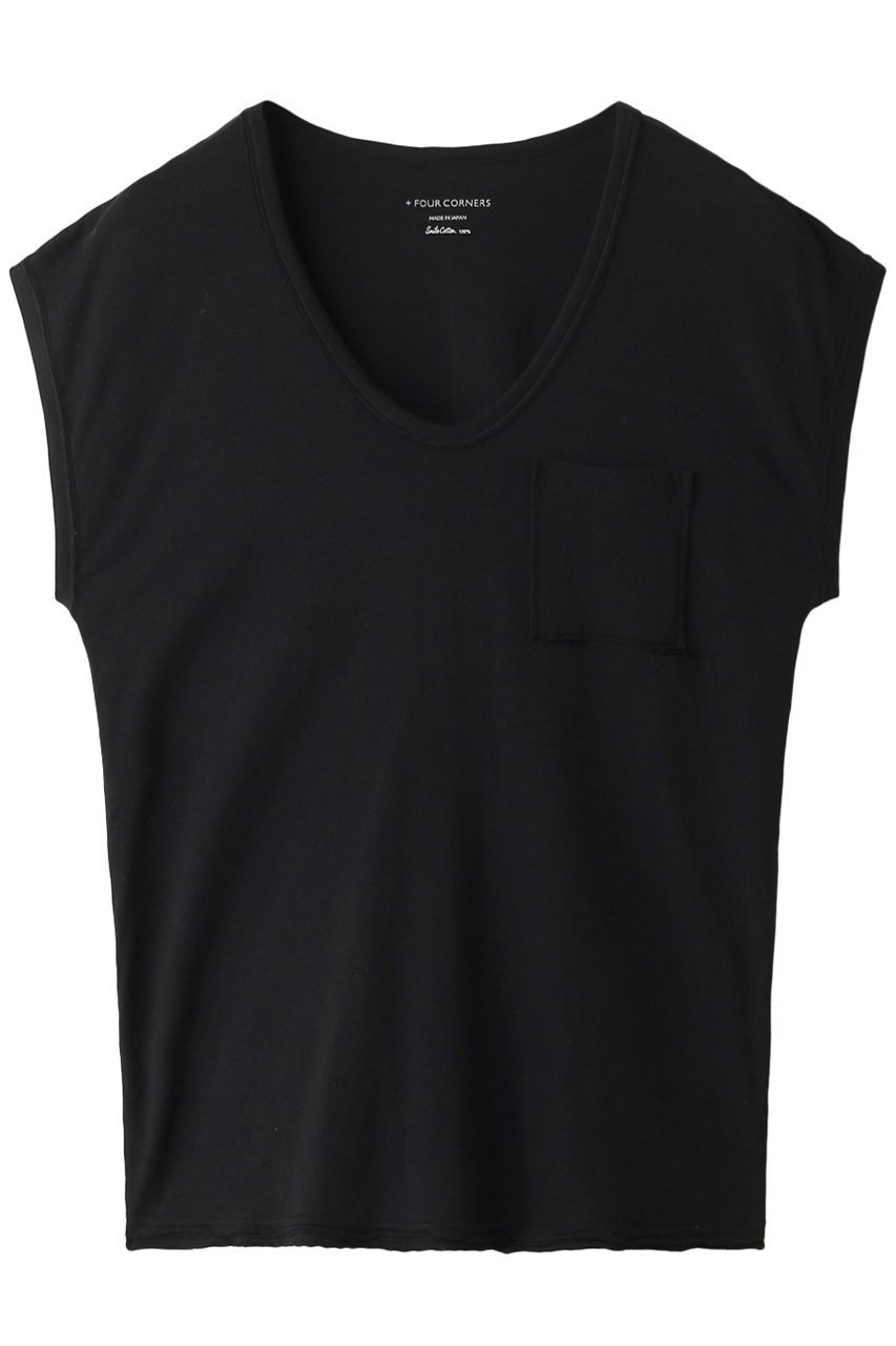 【フォーコーナーズ/+FOUR CORNERS】のノースリーブTシャツ 人気、トレンドファッション・服の通販 founy(ファニー) 　ファッション　Fashion　レディースファッション　WOMEN　トップス・カットソー　Tops/Tshirt　キャミソール / ノースリーブ　No Sleeves　シャツ/ブラウス　Shirts/Blouses　ロング / Tシャツ　T-Shirts　カットソー　Cut and Sewn　おすすめ　Recommend　アクセサリー　Accessories　インナー　Inner　カットオフ　Cut Off　キャミソール　Camisole　タンク　Tank　ノースリーブ　No Sleeve　リラックス　Relax　ヴィンテージ　Vintage　夏　Summer　 other-1|ID: prp329100000018456 ipo3291000000021984266
