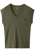 【フォーコーナーズ/+FOUR CORNERS】のノースリーブTシャツ カーキ|ID: prp329100000018456 ipo3291000000035932879