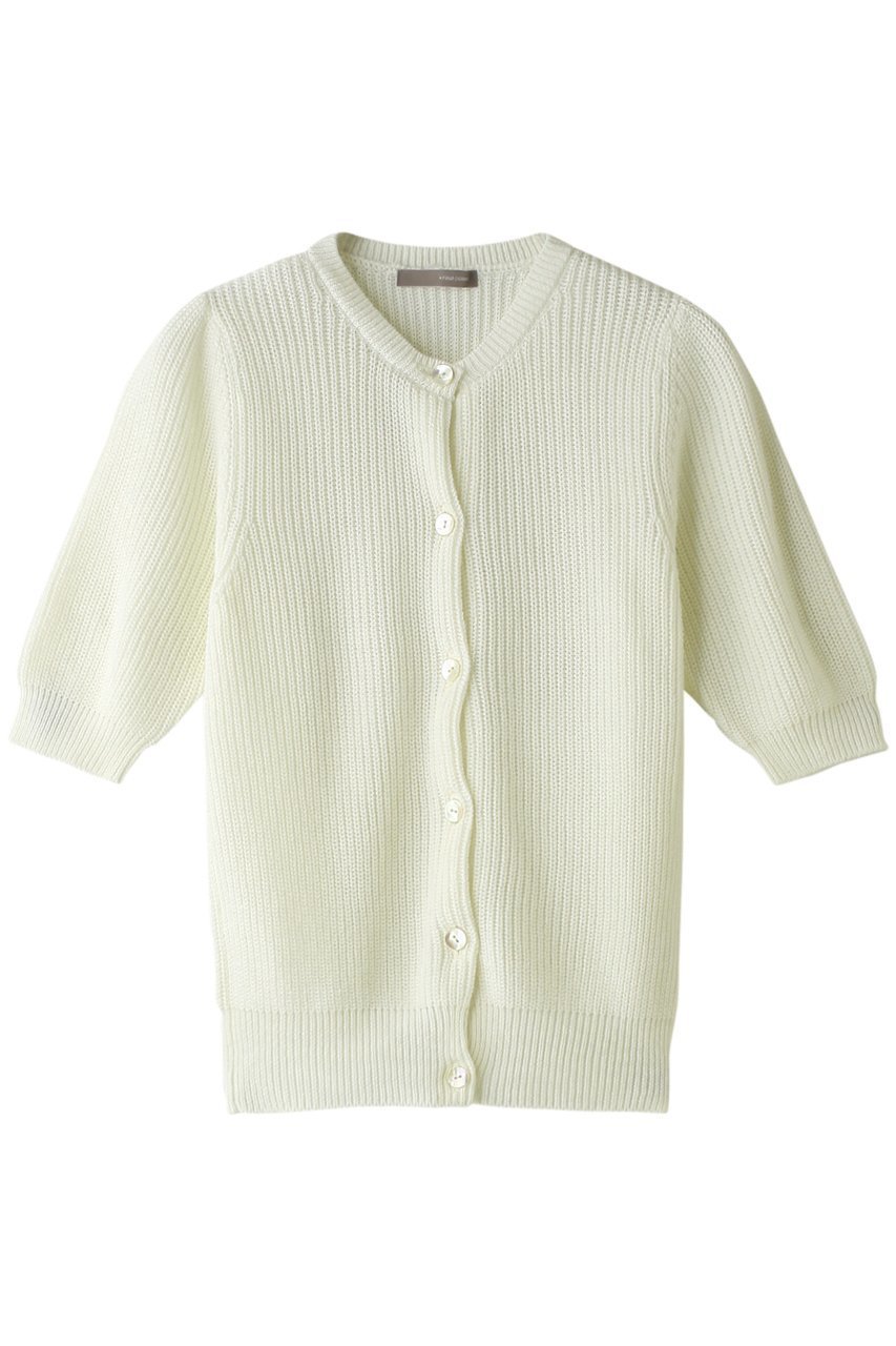 【フォーコーナーズ/+FOUR CORNERS】のコットンニットカーデ インテリア・キッズ・メンズ・レディースファッション・服の通販 founy(ファニー) ファッション Fashion レディースファッション Fashion for Women トップス・カットソー Cut & Sew Tops ニット Knit Tops & Sweaters カーディガン・羽織り Layered Style Cardigans カーディガン Cardigan, Knitwear コンパクト Compact, Small Size バランス Balance, Style Balance ボトム Bottoms, Lower Wear ミドル Middle Length, Mid Height 定番 Standard, Basic Item オフ|ID: prp329100000018459 ipo3291000000032964449