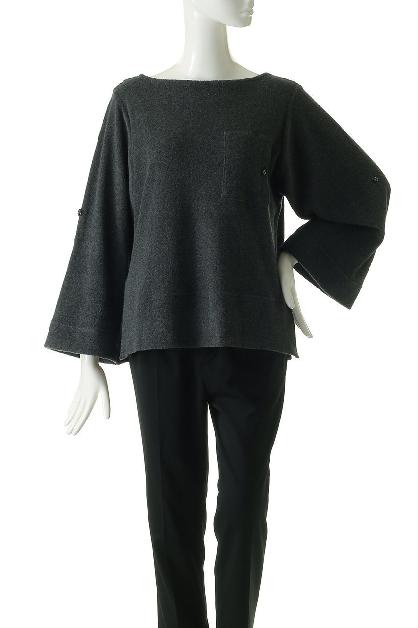 【フォーコーナーズ/+FOUR CORNERS】のパイル ロールアップスリーブプルオーバー 人気、トレンドファッション・服の通販 founy(ファニー) 　ファッション　Fashion　レディースファッション　WOMEN　トップス・カットソー　Tops/Tshirt　シャツ/ブラウス　Shirts/Blouses　ロング / Tシャツ　T-Shirts　プルオーバー　Pullover　カットソー　Cut and Sewn　ショート　Short　スリーブ　Sleeve　トレンド　Trend　リラックス　Relax　other-2|ID: prp329100000018462 ipo3291000000031409787