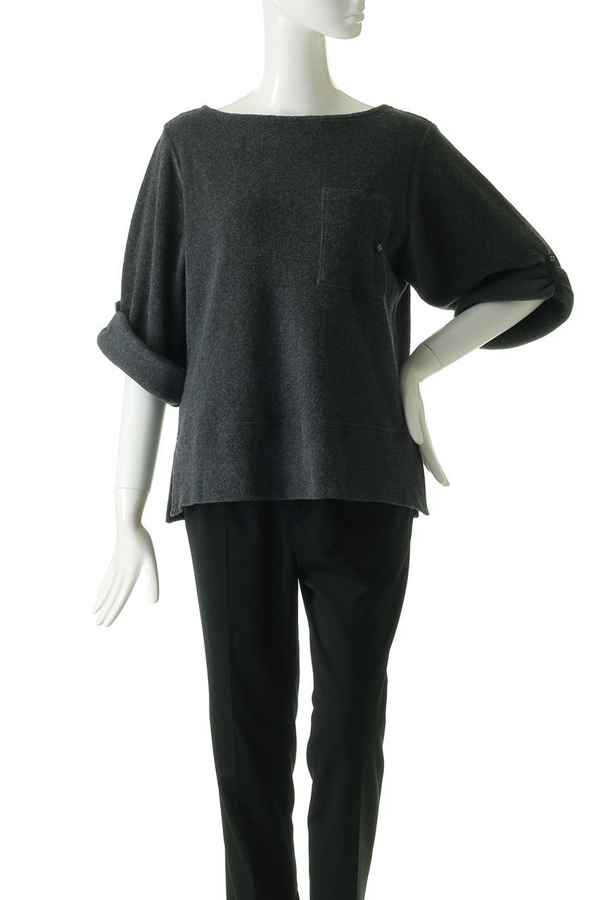 【フォーコーナーズ/+FOUR CORNERS】のパイル ロールアップスリーブプルオーバー 人気、トレンドファッション・服の通販 founy(ファニー) 　ファッション　Fashion　レディースファッション　WOMEN　トップス・カットソー　Tops/Tshirt　シャツ/ブラウス　Shirts/Blouses　ロング / Tシャツ　T-Shirts　プルオーバー　Pullover　カットソー　Cut and Sewn　ショート　Short　スリーブ　Sleeve　トレンド　Trend　リラックス　Relax　other-6|ID: prp329100000018462 ipo3291000000031409796