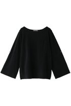 【フォーコーナーズ/+FOUR CORNERS】のパイル ロールアップスリーブプルオーバー 人気、トレンドファッション・服の通販 founy(ファニー) ファッション Fashion レディースファッション Fashion for Women トップス・カットソー Cut & Sew Tops シャツ・ブラウス・オフィスカジュアル Elegant Blouses & Button-Ups ロングTシャツ・Tシャツ Longline T-Shirts & Tees カジュアルプルオーバー・ニットトップス Pullovers & Knit Tops / Casual Pullovers カットソー・ベーシックTシャツ Cut-and-Sewn Tops / Stretch Tees & Basics ショート Short, Short Length スリーブ Sleeve, Long Sleeve / Short Sleeve トレンド Trend, Trending Now リラックス Relax, Relaxed Fit thumbnail ブラック|ID: prp329100000018462 ipo3291000000036828834