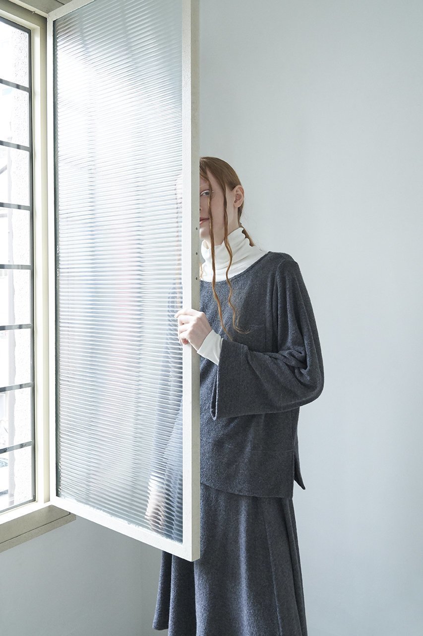 【フォーコーナーズ/+FOUR CORNERS】のパイルフレアースカート 人気、トレンドファッション・服の通販 founy(ファニー) 　ファッション　Fashion　レディースファッション　WOMEN　スカート　Skirt　フレア　Flare　リラックス　Relax　other-6|ID: prp329100000018463 ipo3291000000031409808