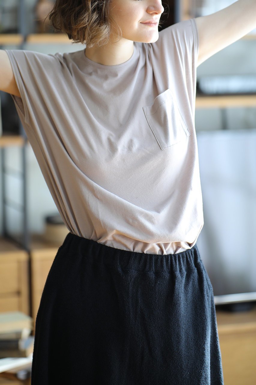 【フォーコーナーズ/+FOUR CORNERS】のビッグシルエットTシャツ 人気、トレンドファッション・服の通販 founy(ファニー) 　ファッション　Fashion　レディースファッション　WOMEN　トップス・カットソー　Tops/Tshirt　シャツ/ブラウス　Shirts/Blouses　ロング / Tシャツ　T-Shirts　カットソー　Cut and Sewn　ショート　Short　スリーブ　Sleeve　ビッグ　Big　ファブリック　Fabric　フレンチ　French　リラックス　Relax　今季　This Season　夏　Summer　other-6|ID: prp329100000018467 ipo3291000000031410114
