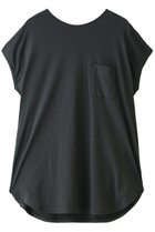 【フォーコーナーズ/+FOUR CORNERS】のビッグシルエットTシャツ 人気、トレンドファッション・服の通販 founy(ファニー) ファッション Fashion レディースファッション Fashion for Women トップス・カットソー Cut & Sew Tops シャツ・ブラウス・オフィスカジュアル Elegant Blouses & Button-Ups ロングTシャツ・Tシャツ Longline T-Shirts & Tees カットソー・ベーシックTシャツ Cut-and-Sewn Tops / Stretch Tees & Basics ショート Short, Short Length スリーブ Sleeve, Long Sleeve / Short Sleeve ビッグ Big, Oversized ファブリック Fabric, Textile フレンチ French, French Style リラックス Relax, Relaxed Fit 今季 This Season, Current Season 夏 Summer thumbnail ダークグレー|ID: prp329100000018467 ipo3291000000032840694